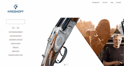 Desktop Screenshot of krieghoff.de