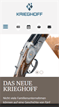 Mobile Screenshot of krieghoff.de